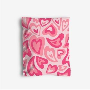 💕HP💕 20 Pink Hearts Poly Mailers 10x13